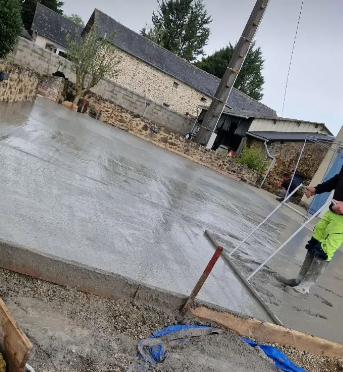 Dalle béton terrasse — JMW Entreprise Laval