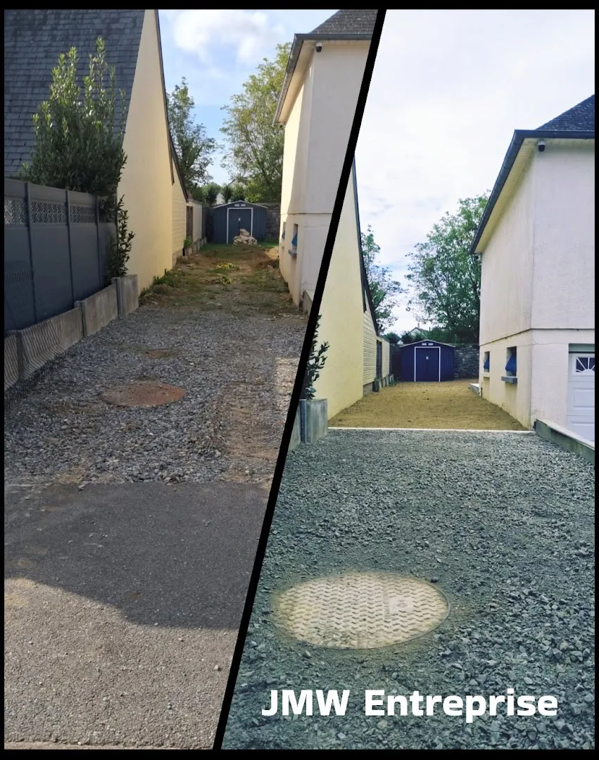 Terrain engazonné — réalisation JMW Entreprise