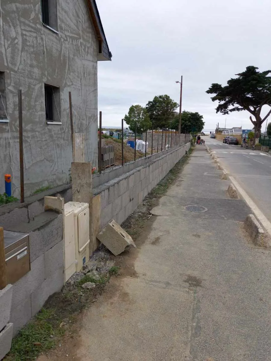 Construction mur en maçonnerie paysagère — JMW Entreprise